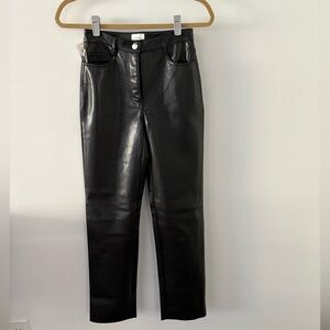 Black Leather Pants - Wilfred Melina